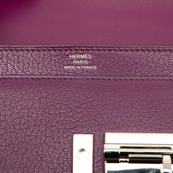 Hermes Hermès Velu Crossbody Chain Shoulder Bag in Anemone Purple Chevre for ... - Picture 5 of 7